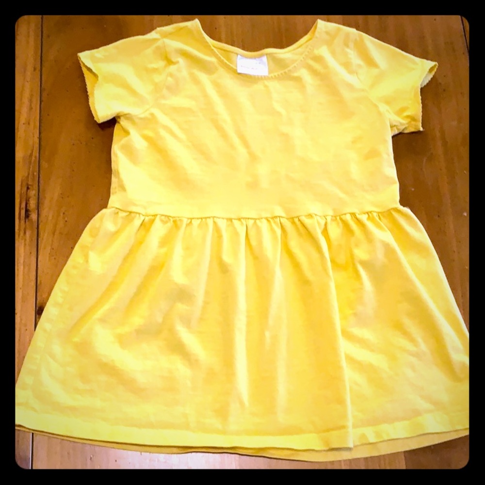 Hanna Andersson Yellow Popover Tee Sz 140 (10)